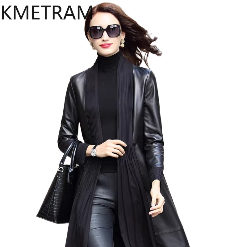 Street Fashion Fall 2025 - Kmram 100% natural pele de carneiro