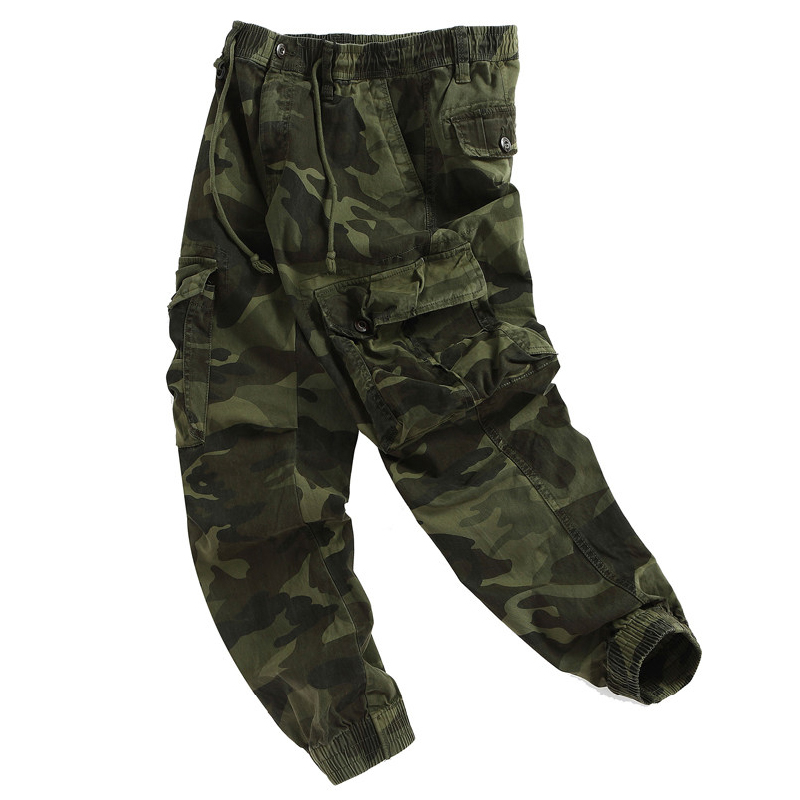 Street Fashion Art - Calças Cargo Camufladas Casuais Masculinas 2026
