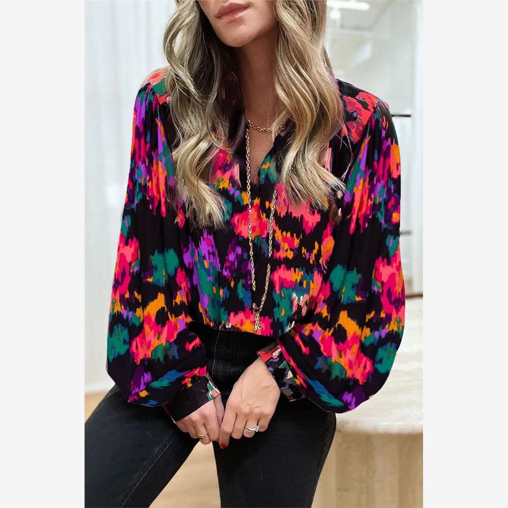 Street Fashion Co - Camisa Feminina Casual de Manga Longa