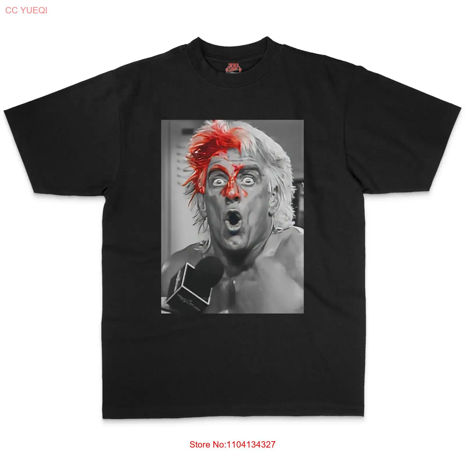 Street Fashion Art - Camiseta RIC FLAIR RARE vintage lavada,