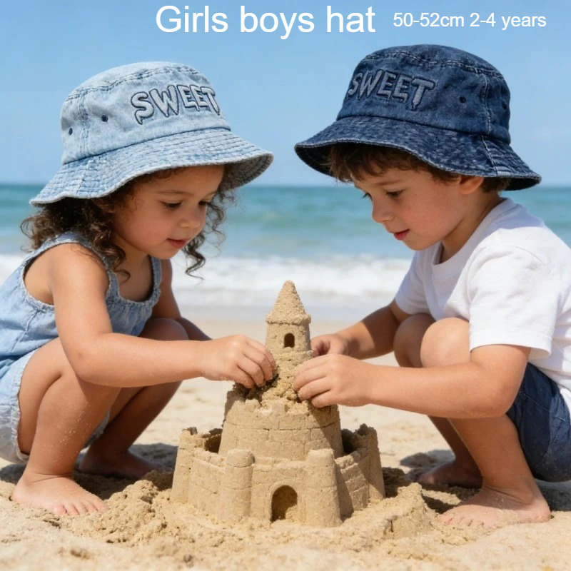 Street Fashion Hats - Chapéu de Sol Infantil Retrô Japonês