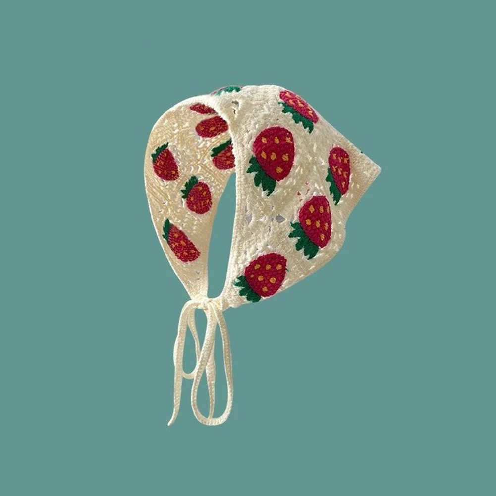 Bandana Multi Way - Acessório de renda crochê banda cachecol