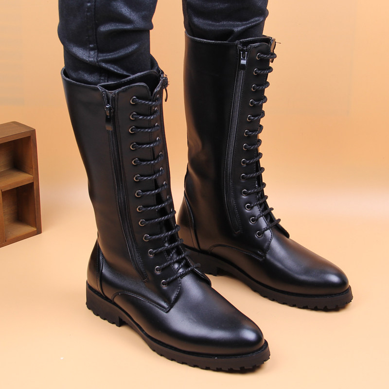 Street Fashion Luxury - Botas masculinas de luxo, moda outono/inverno,