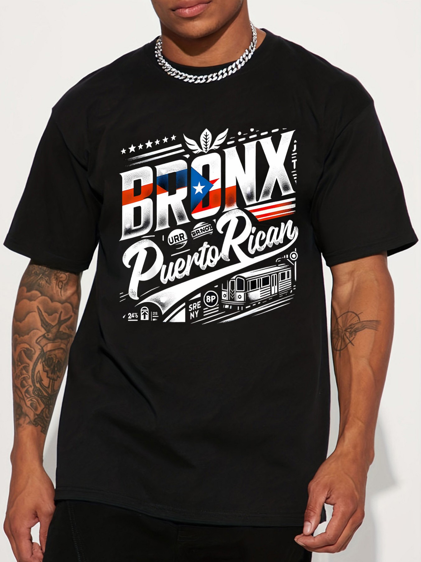 Street Fashion Brand Logo - Camiseta de manga curta com estampa
