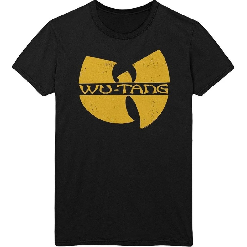 Street Fashion Logo Design - Camiseta Clássica Wu-Tang Clan com Logo
