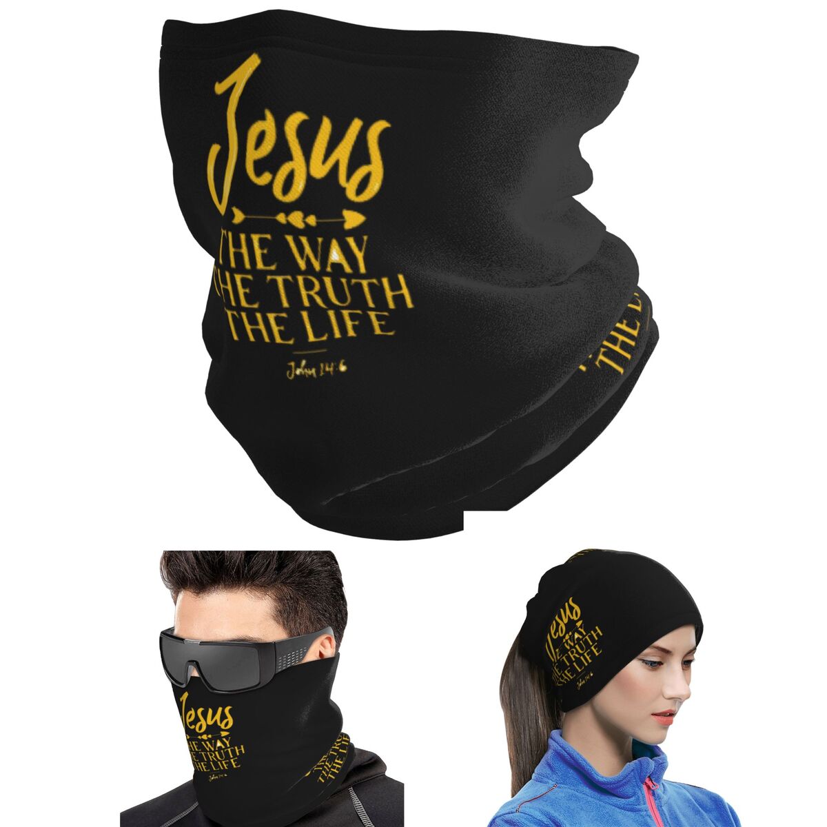 Bandana Multi Way - John 14 6 Jesus The Way