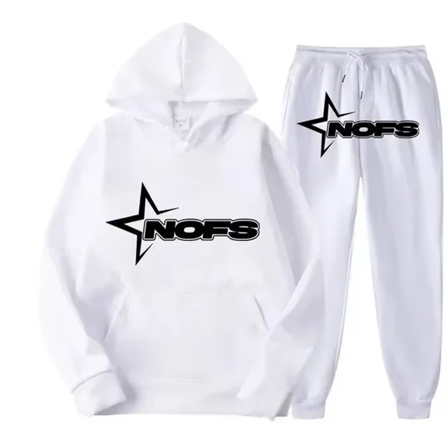 Street Fashion Art - Conjunto Esportivo Masculino Streetwear 2026: Moletom