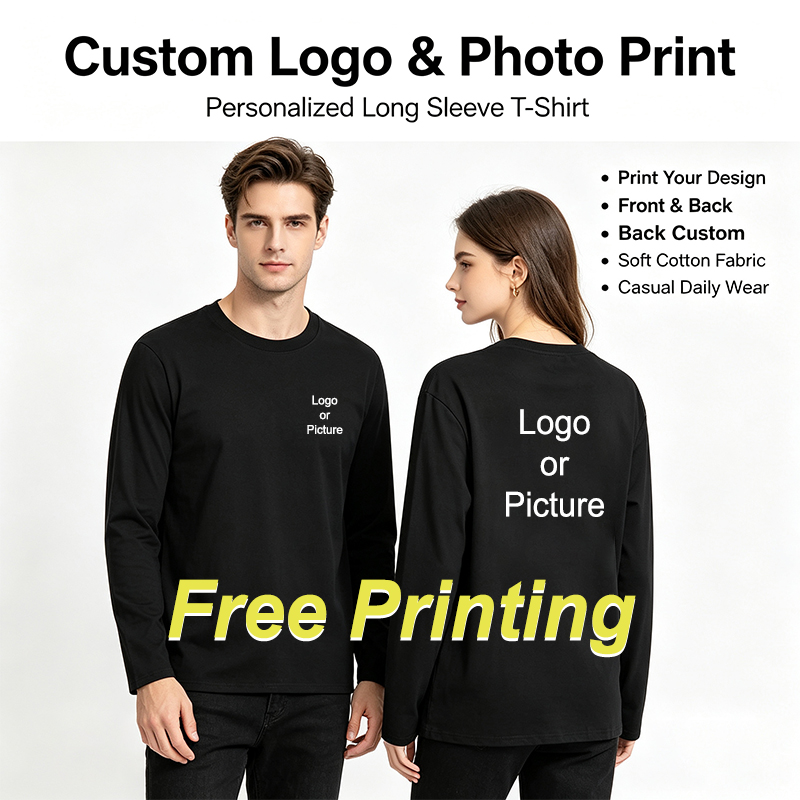 Fashion Streetwear - Camisetas de Algodão Personalizadas de Manga