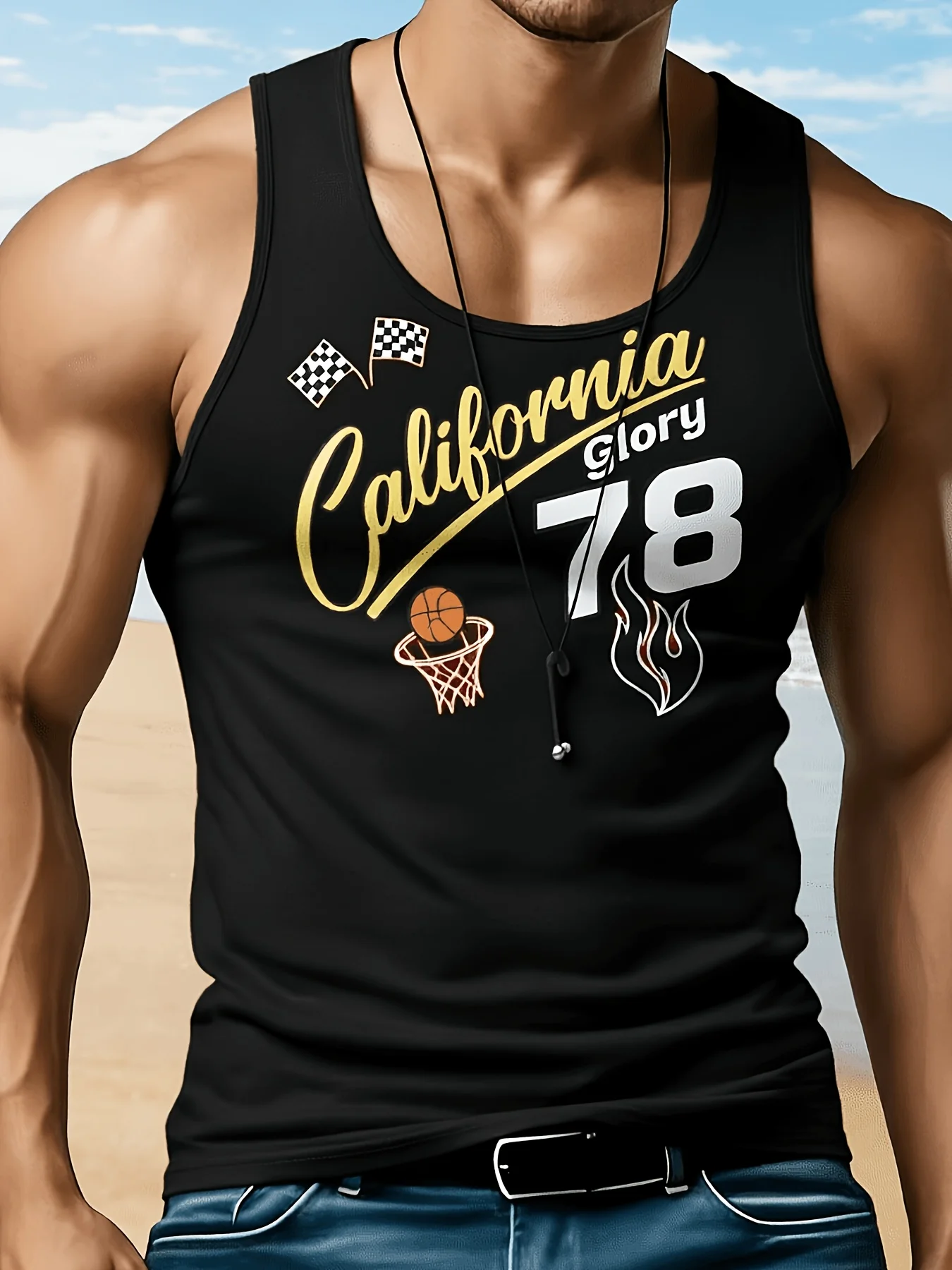 Street Fashion California - Moda Nova: Regatas Masculinas Retrô Esportivas