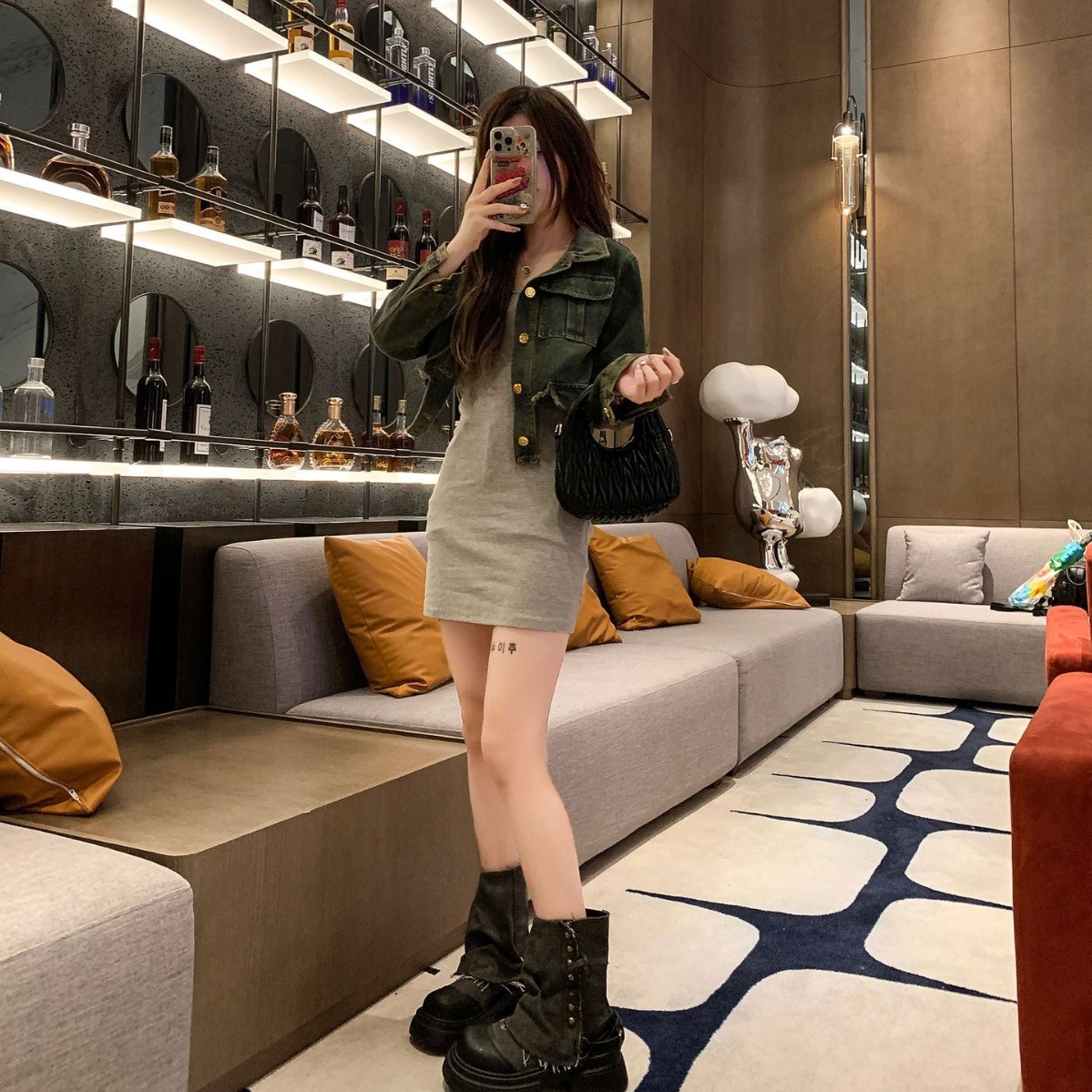 Botas femininas moda britânica - Street Fashion Denim avaliação e preço