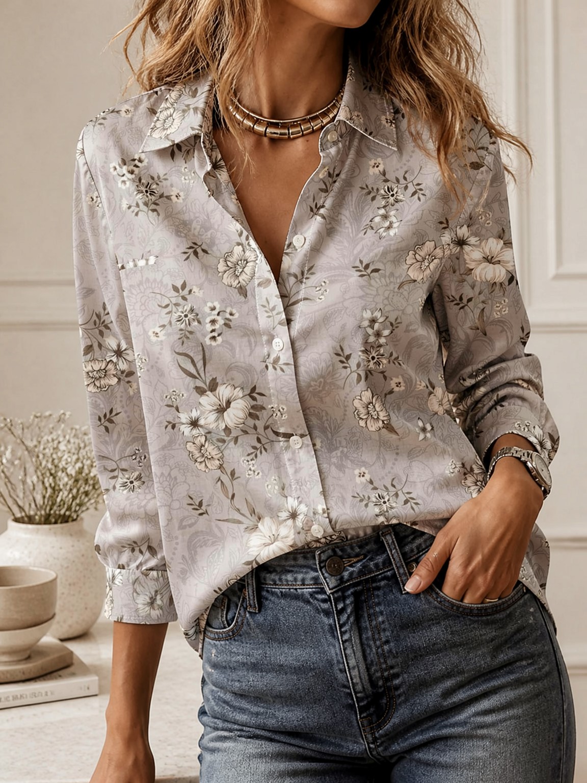 Camisa Feminina 2026 com Gola  - Fashion Streetwear avaliação e preço