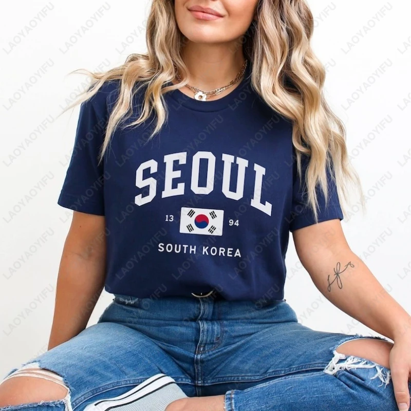 Seul bandeira sul-coreana unis - Street Fashion Seoul avaliação e preço
