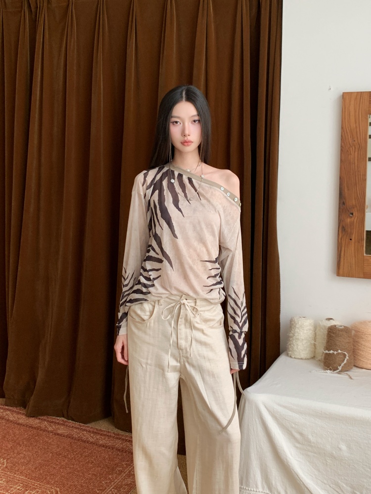 Cheerart zebra fora do ombro d - Street Fashion Fall 2025 avaliação e preço