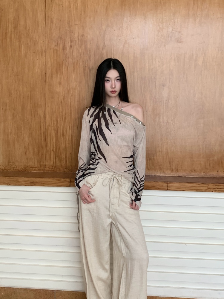Cheerart zebra fora do ombro d - Street Fashion Fall 2025 avaliação e preço