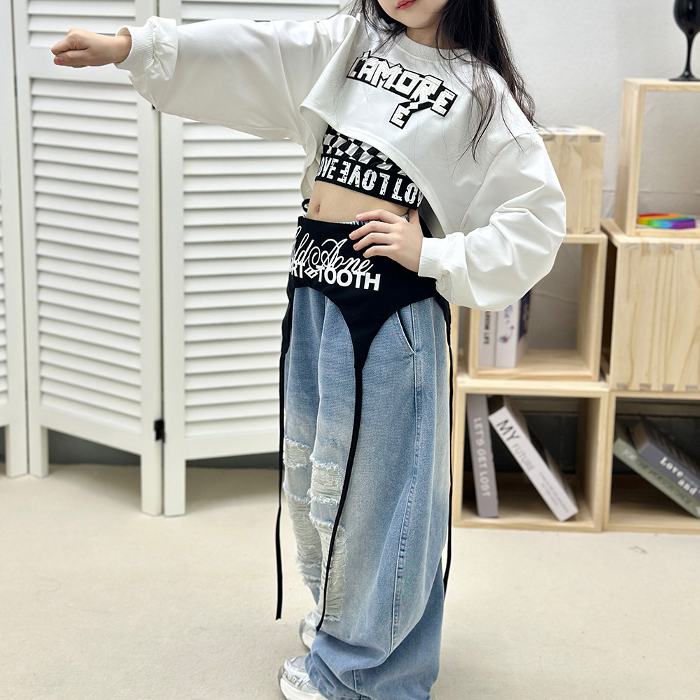 Moda Hip Hop para Meninas, Top - Street Fashion Kpop avaliação e preço