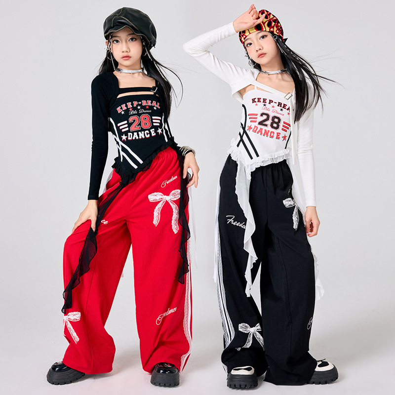 Novas meninas k-pop jazz roupa - Street Fashion Kpop avaliação e preço