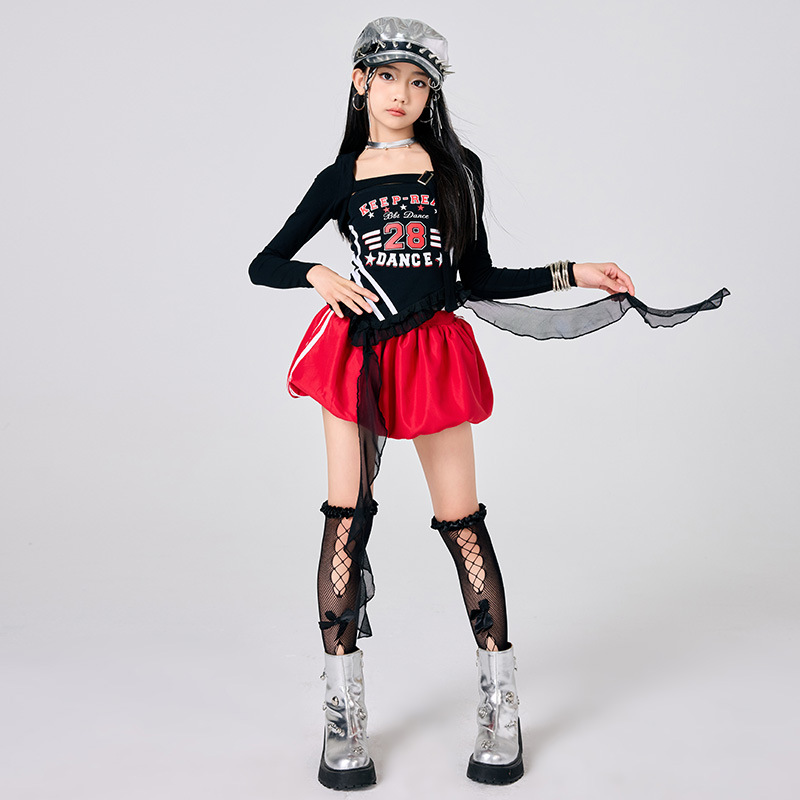 Novas meninas k-pop jazz roupa - Street Fashion Kpop avaliação e preço