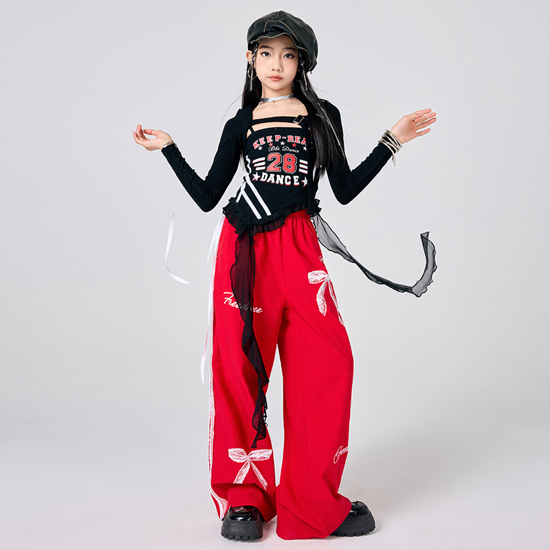 Novas meninas k-pop jazz roupa - Street Fashion Kpop avaliação e preço