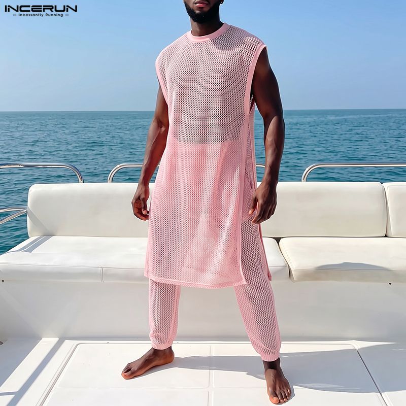 Conjuntos Masculinos INCERUN:  - Fashion Streetwear avaliação e preço