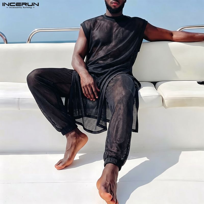Conjuntos Masculinos INCERUN:  - Fashion Streetwear avaliação e preço