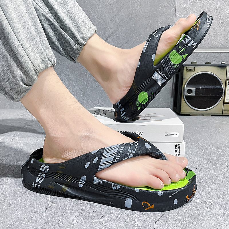 Novo elegante homem praia flip - Street Fashion Style Male avaliação e preço