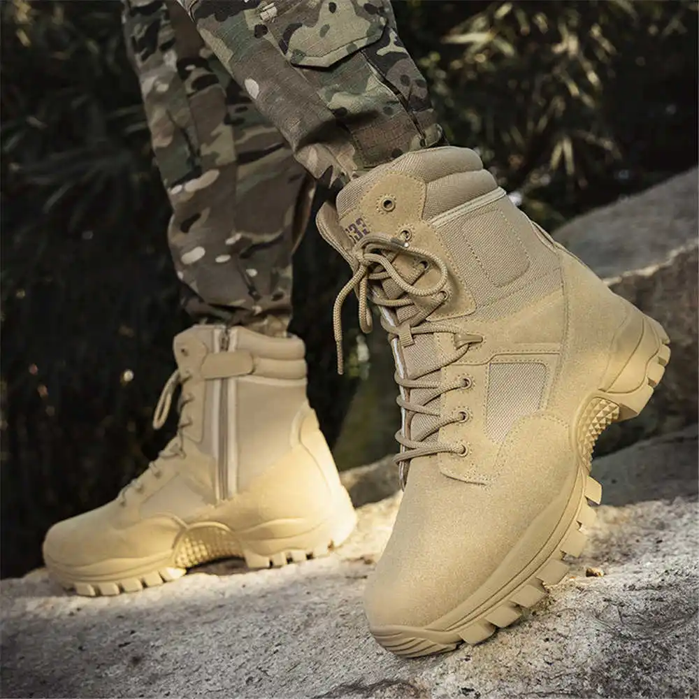 Botas de caminhada de couro ge - Street Fashion Vietnam avaliação e preço