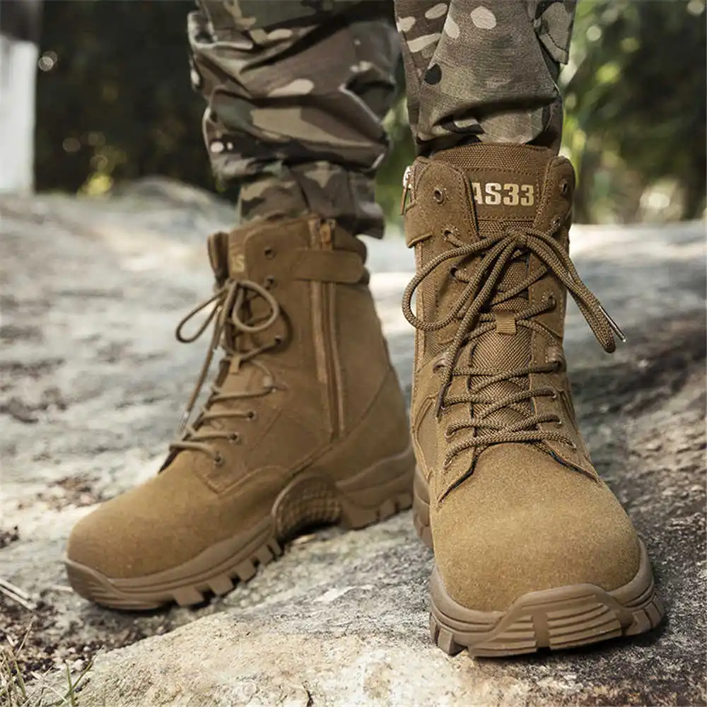 Botas de caminhada de couro ge - Street Fashion Vietnam avaliação e preço