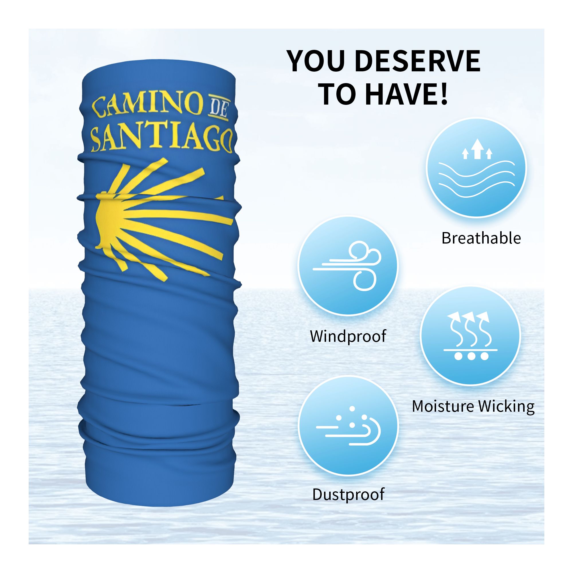 Camino De Santiago Bandana Nec - Bandana Multi Way avaliação e preço