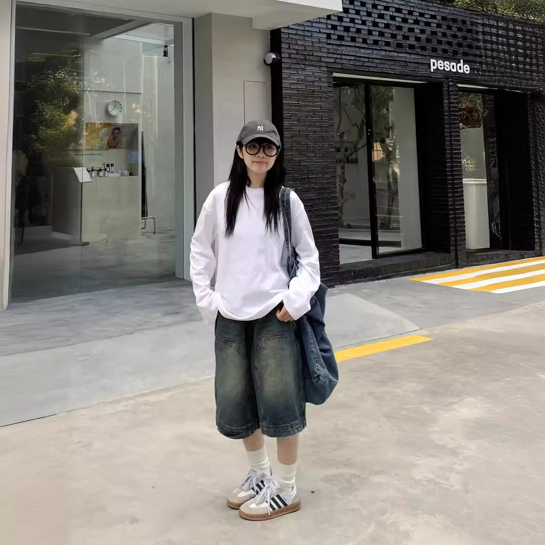 Mulheres y2k vintage baggy jea - Street Fashion Denim avaliação e preço
