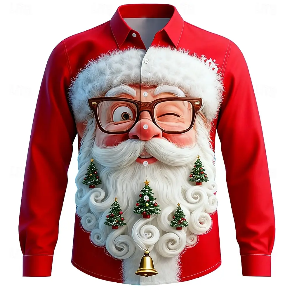 Natal masculino 3d gráfico man - Street Fashion Fall 2025 avaliação e preço