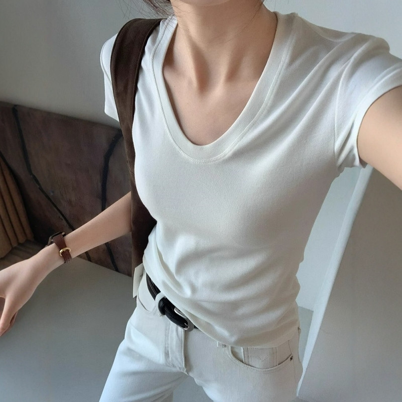 Camiseta Feminina de Manga Cur - Fashion Streetwear avaliação e preço