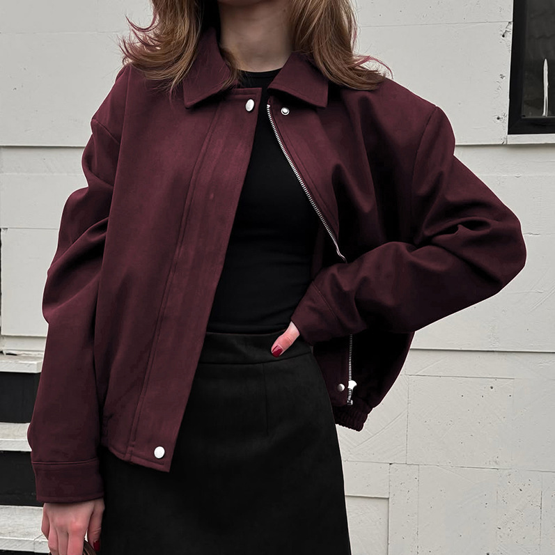 Outono inverno 2025 vinho verm - Street Fashion Fall 2025 avaliação e preço