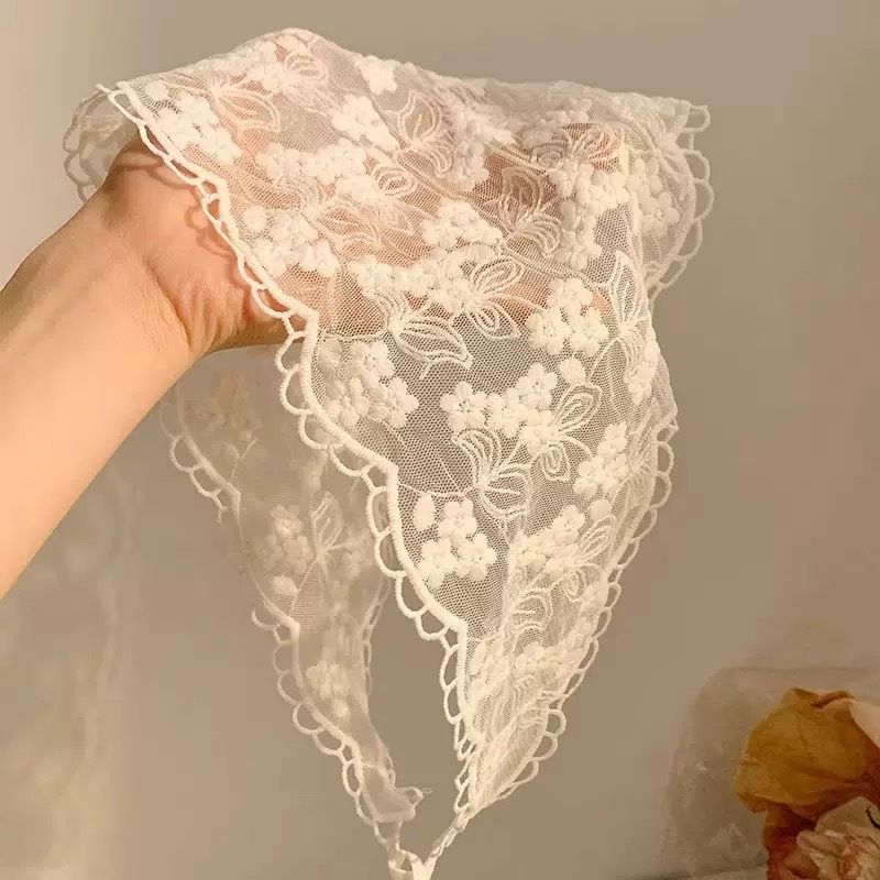 Triângulo laço bandana creme b - Bandana Multi Way avaliação e preço