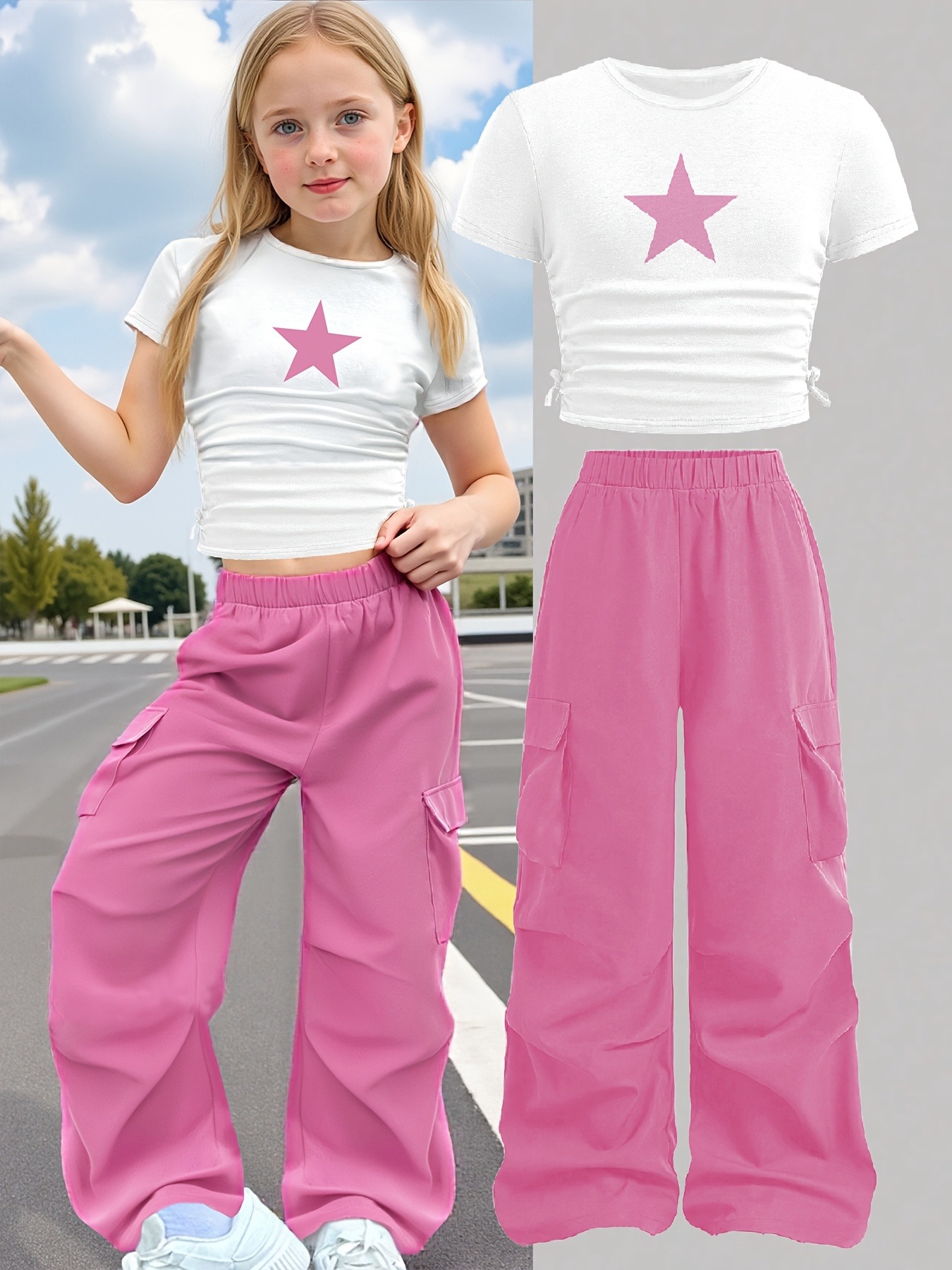 Conjunto de 2 peças para menin - Street Fashion Co avaliação e preço