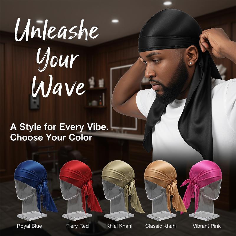 Durag Unissex de Seda com Caud - Street Fashion Hats avaliação e preço