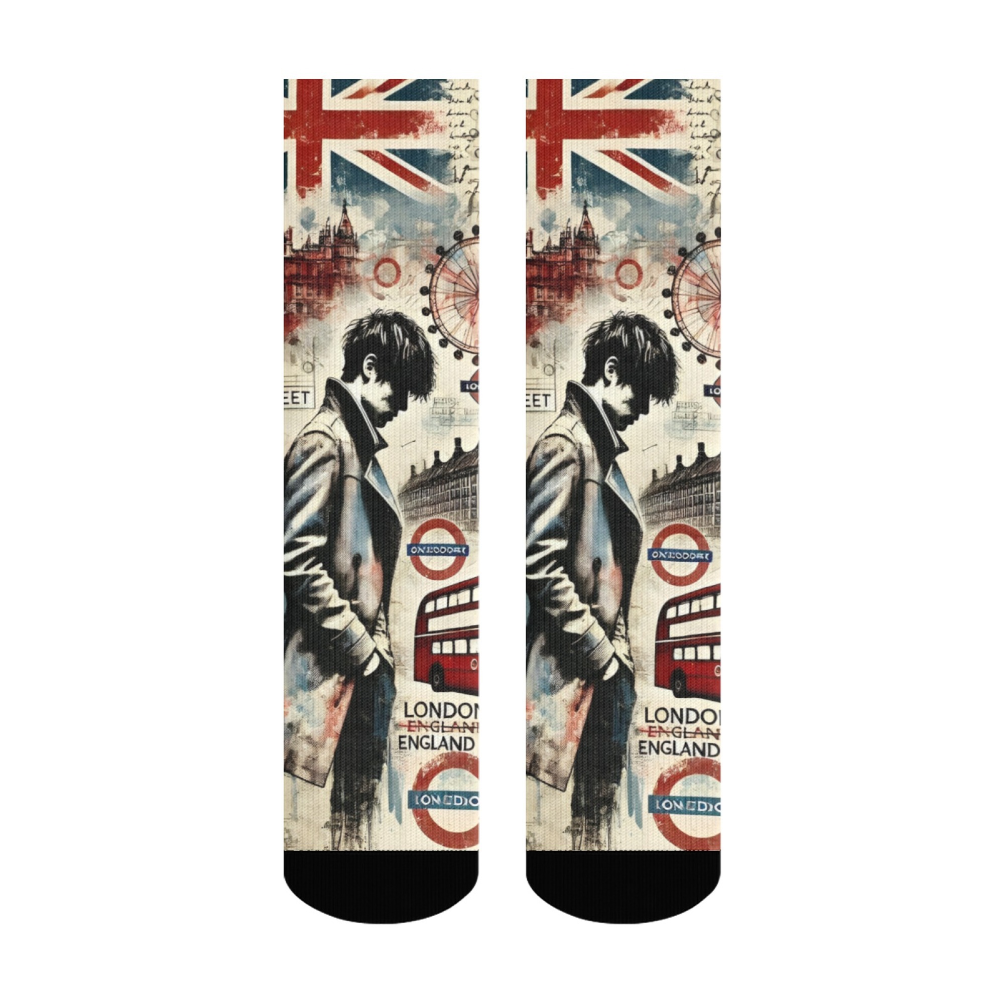 Meias Masculinas de Cano Médio - Street Fashion In London avaliação e preço