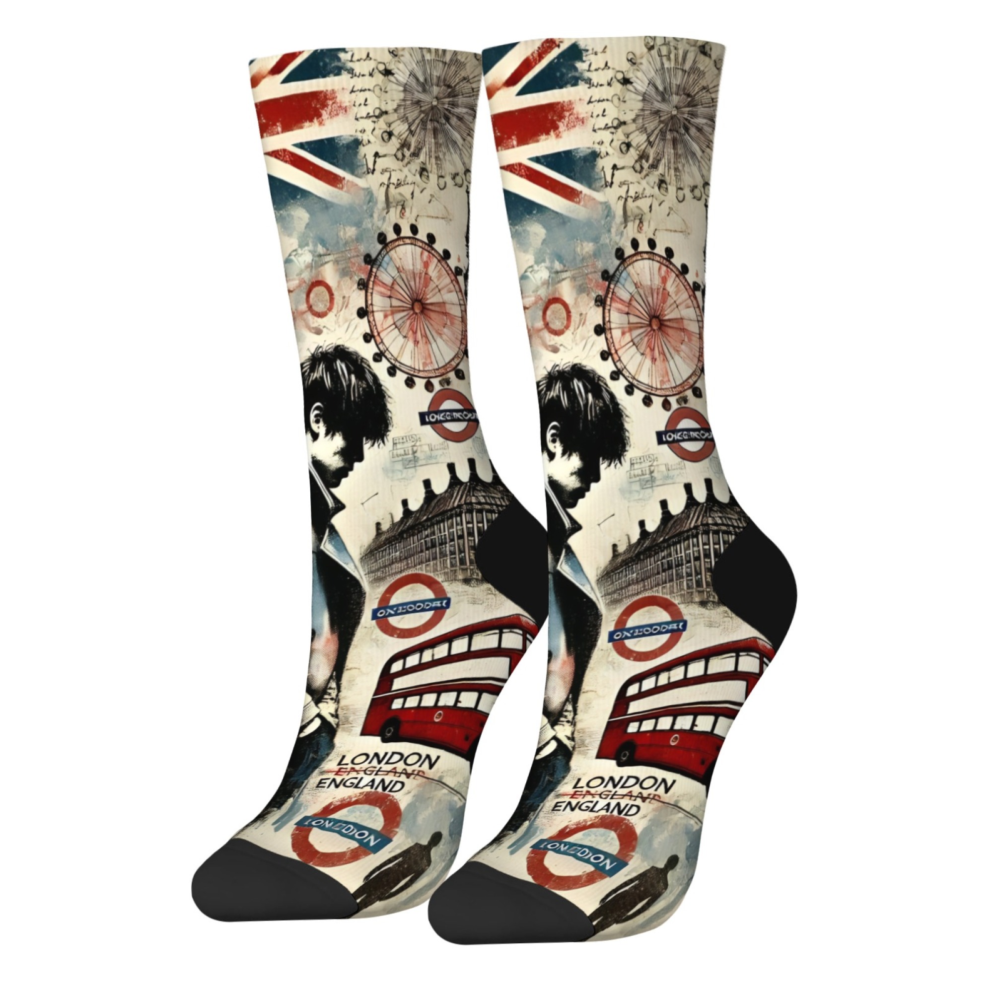 Meias Masculinas de Cano Médio - Street Fashion In London avaliação e preço