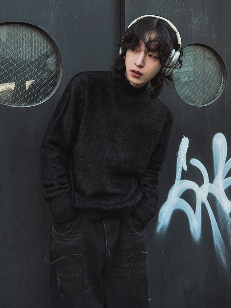 Pulôveres Masculinos com Gola  - Street Fashion In London avaliação e preço