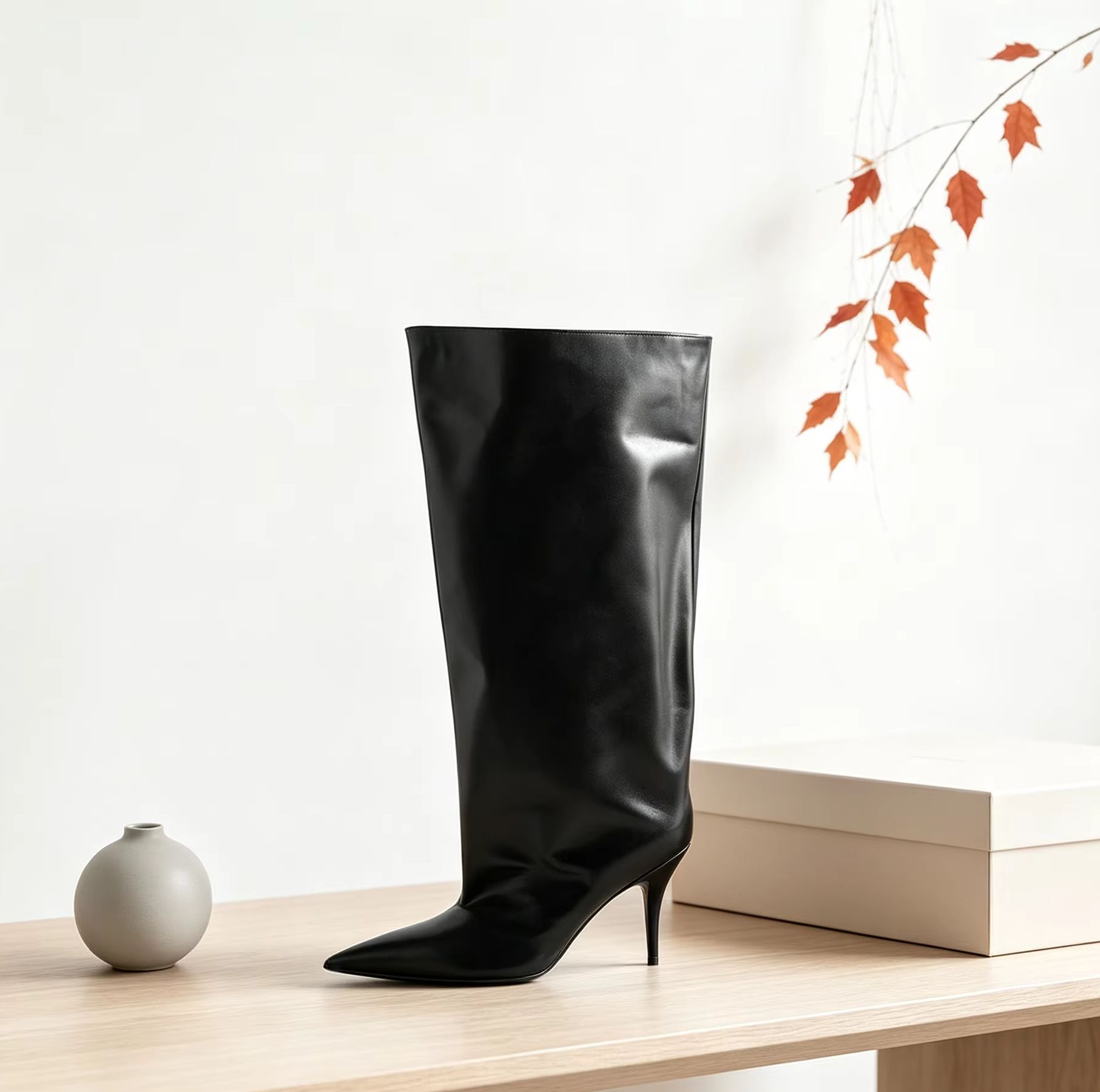 Bota Feminina Elegante de Cano - Street Fashion Ladies avaliação e preço