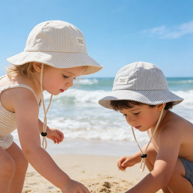 Chapéu de Sol Infantil Fofo pa - Street Fashion Hats avaliação e preço