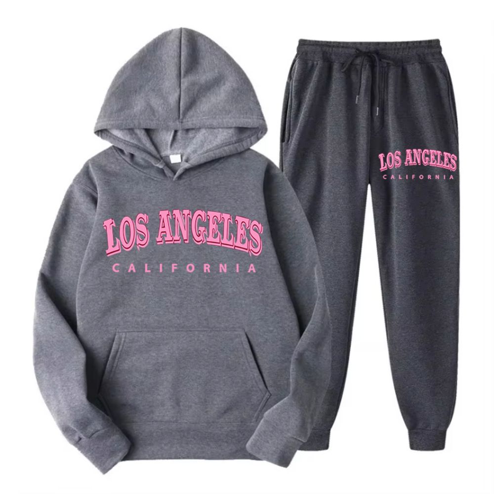 Conjunto de moletom e calça fe - Street Fashion California avaliação e preço
