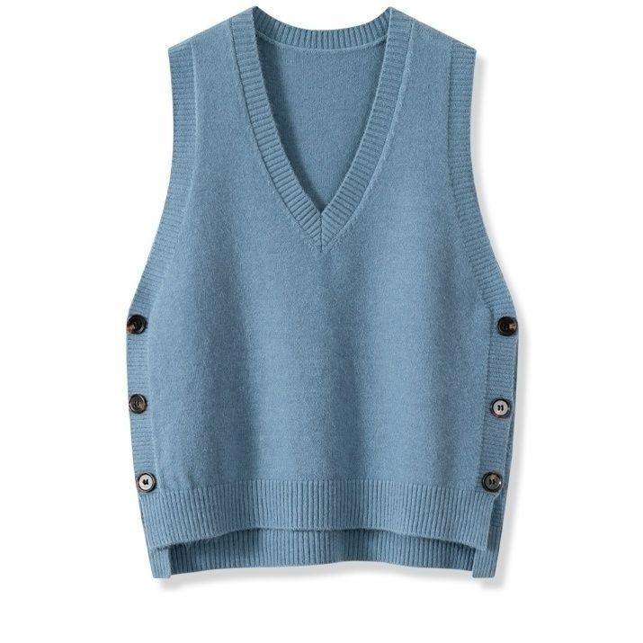Outono inverno camisola colete - Street Fashion Fall 2025 avaliação e preço