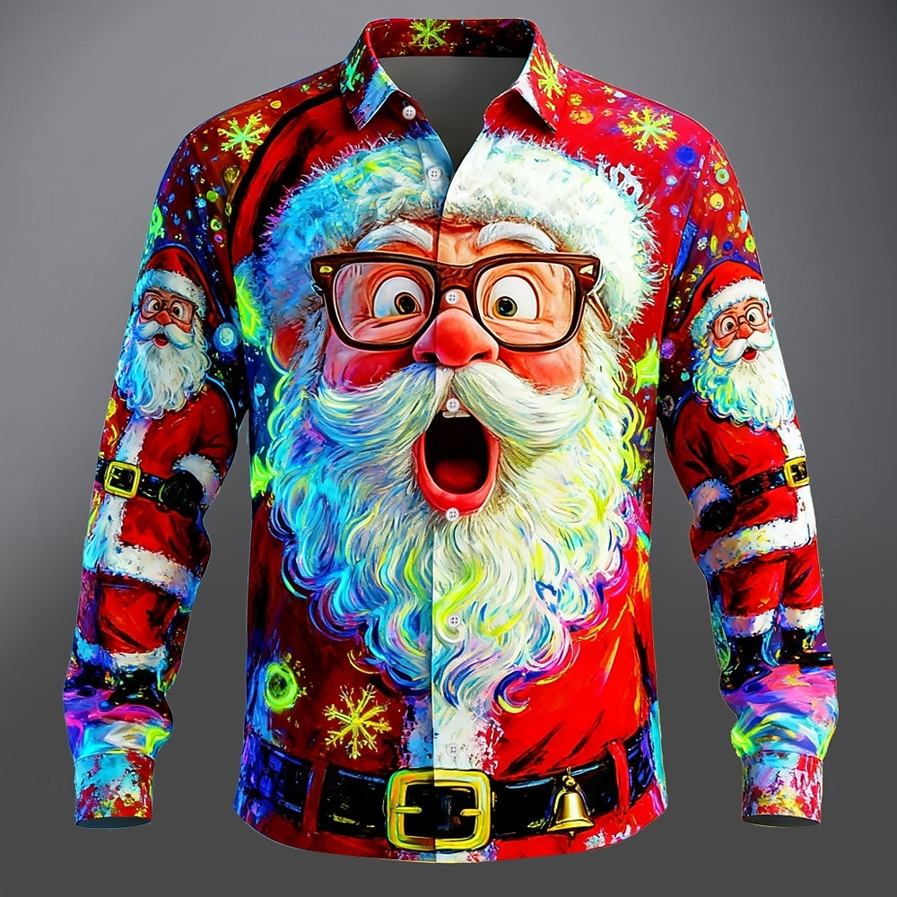 Natal masculino 3d gráfico man - Street Fashion Fall 2025 avaliação e preço