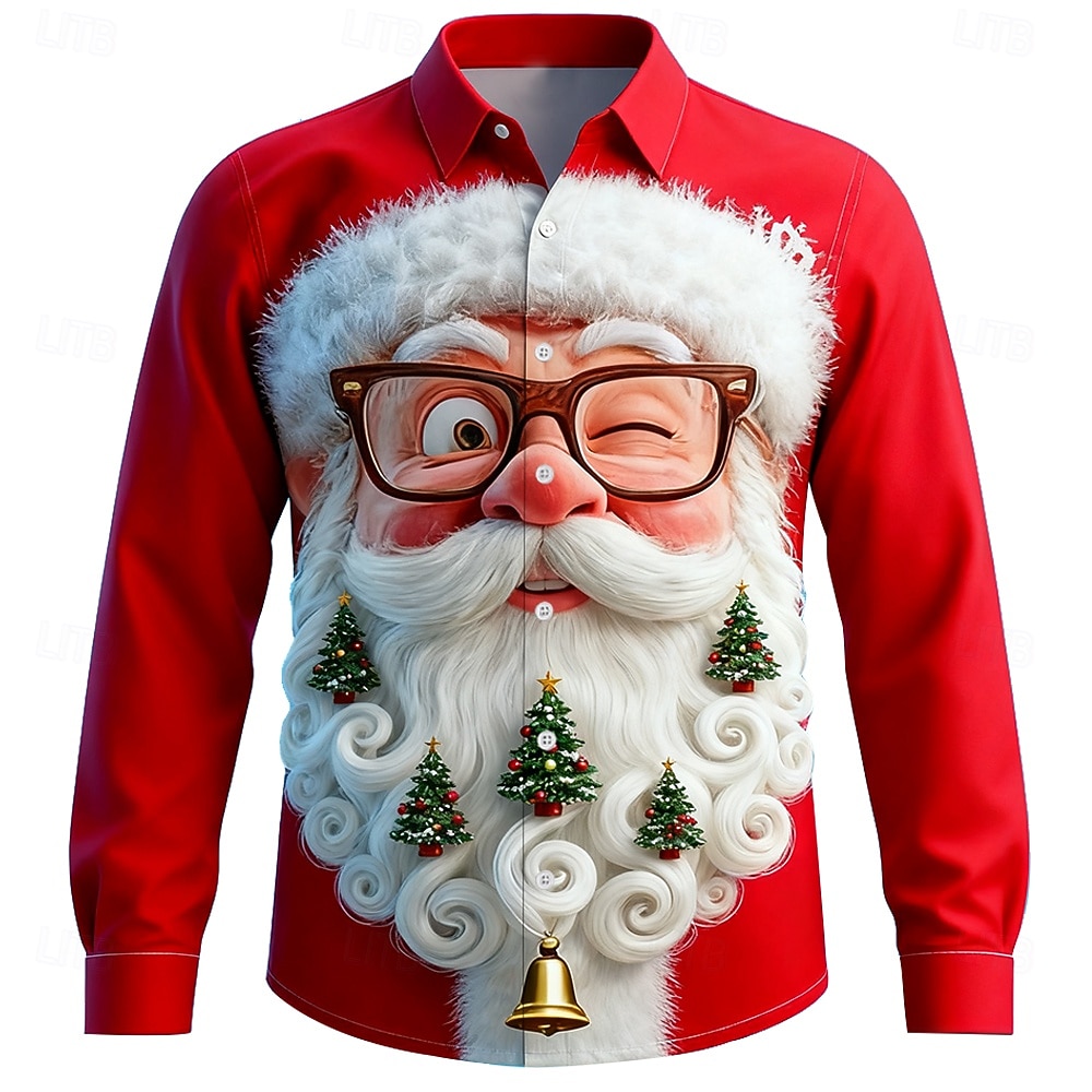 Natal masculino 3d gráfico man - Street Fashion Fall 2025 avaliação e preço