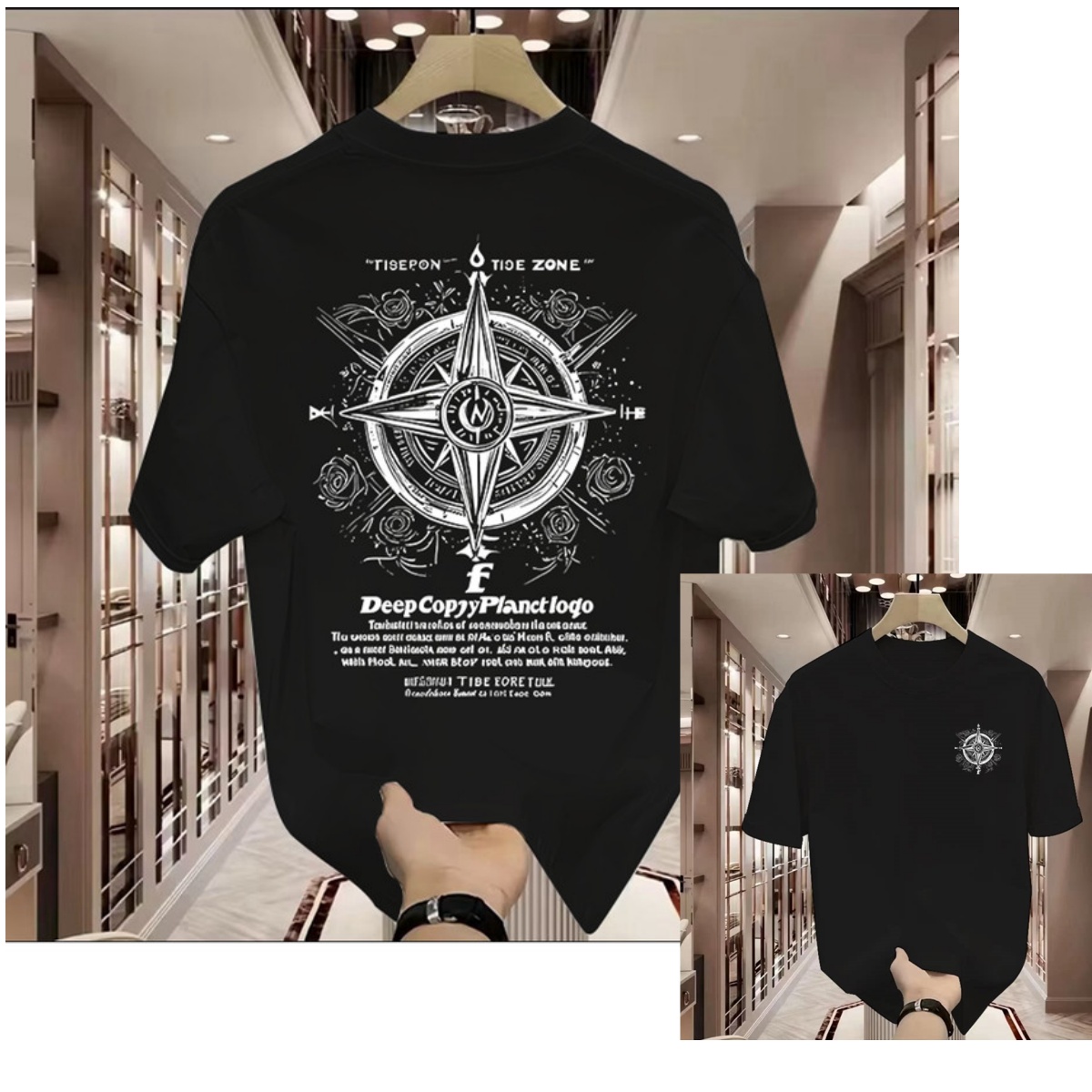 Camiseta Casual com Logo Cláss - Street Fashion Brand Logo avaliação e preço
