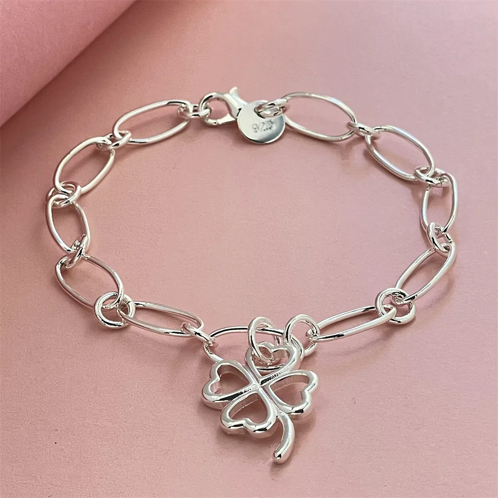 Pulseiras de trevo de quatro f - Street Fashion Kpop avaliação e preço