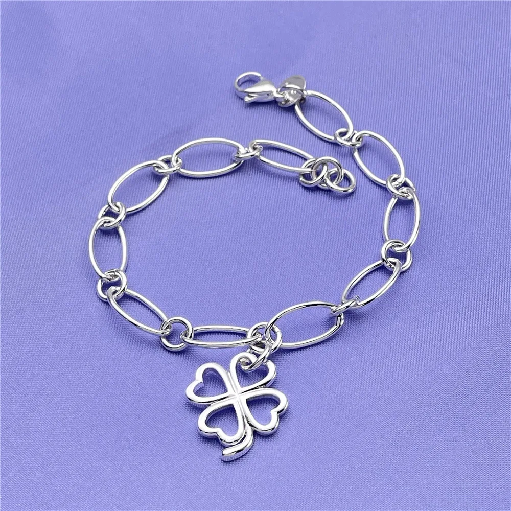 Pulseiras de trevo de quatro f - Street Fashion Kpop avaliação e preço