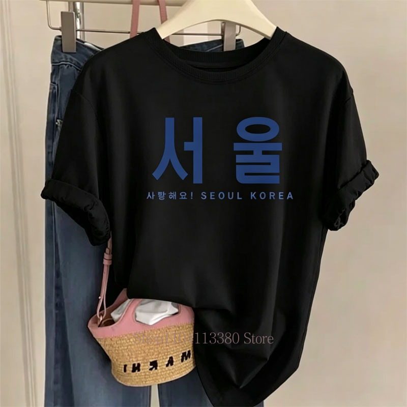 Camisetas Femininas com Estamp - Street Fashion Seoul avaliação e preço