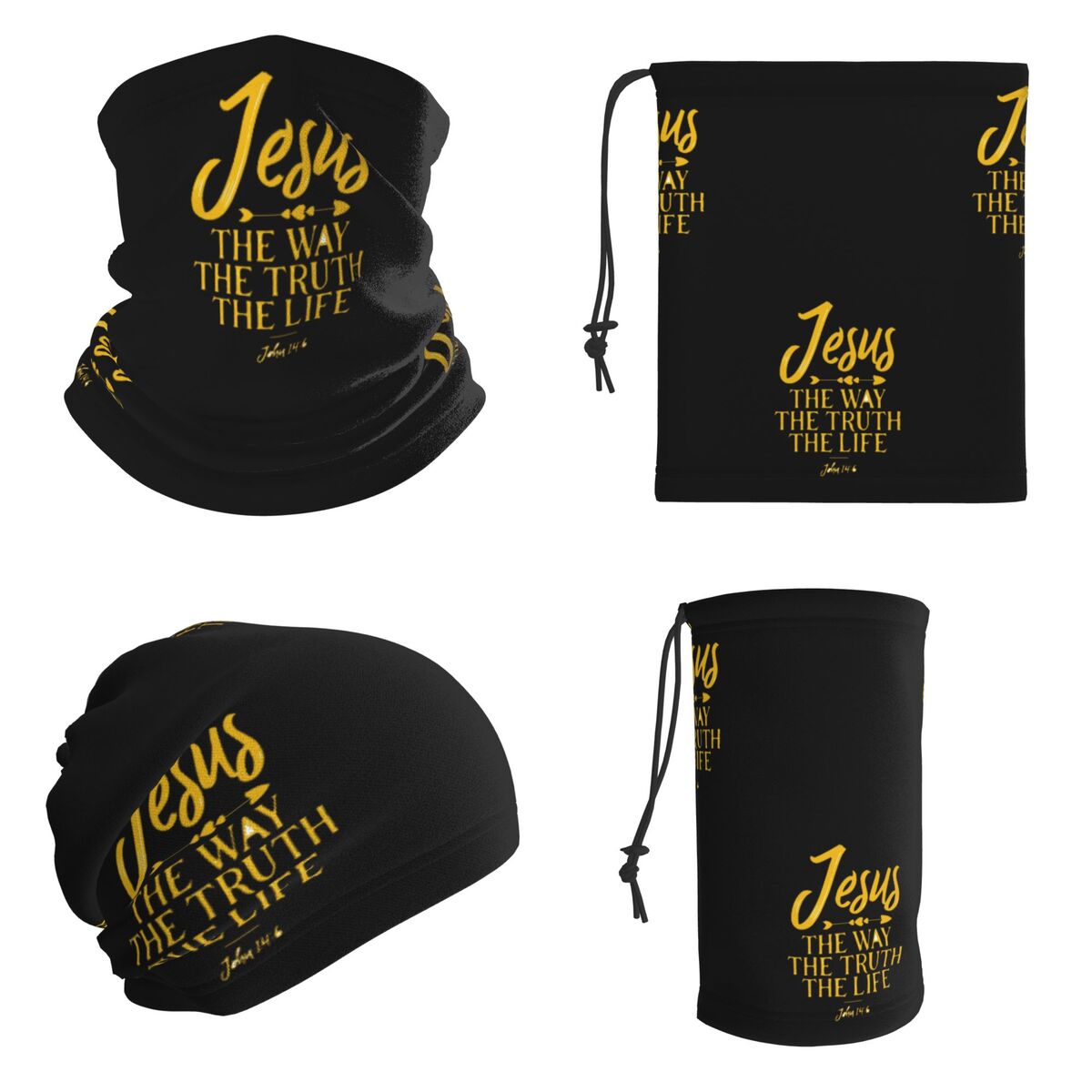 John 14 6 Jesus The Way Truth  - Bandana Multi Way avaliação e preço