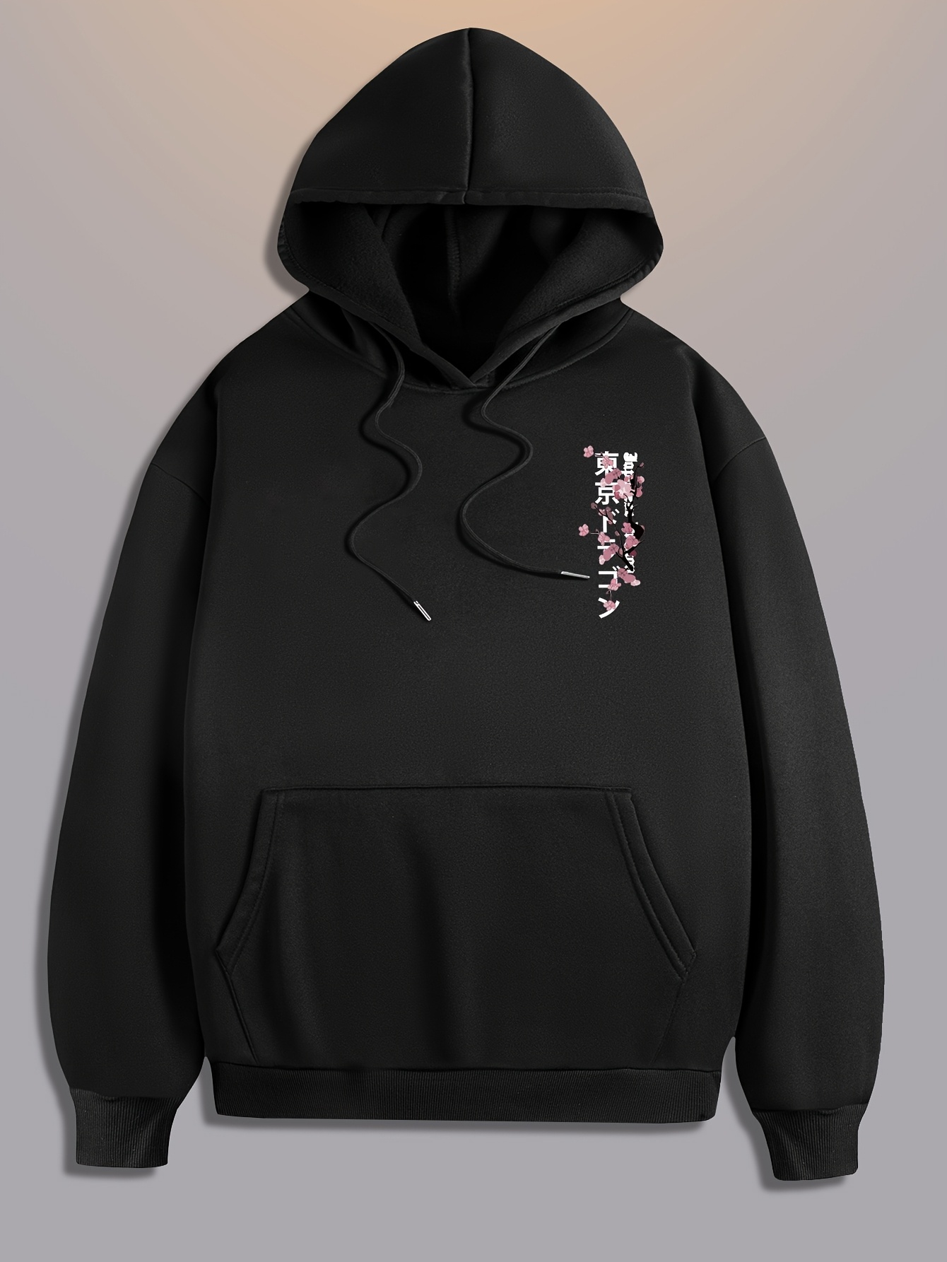Hoodie Masculino Hip Hop com E - Street Fashion Asian avaliação e preço